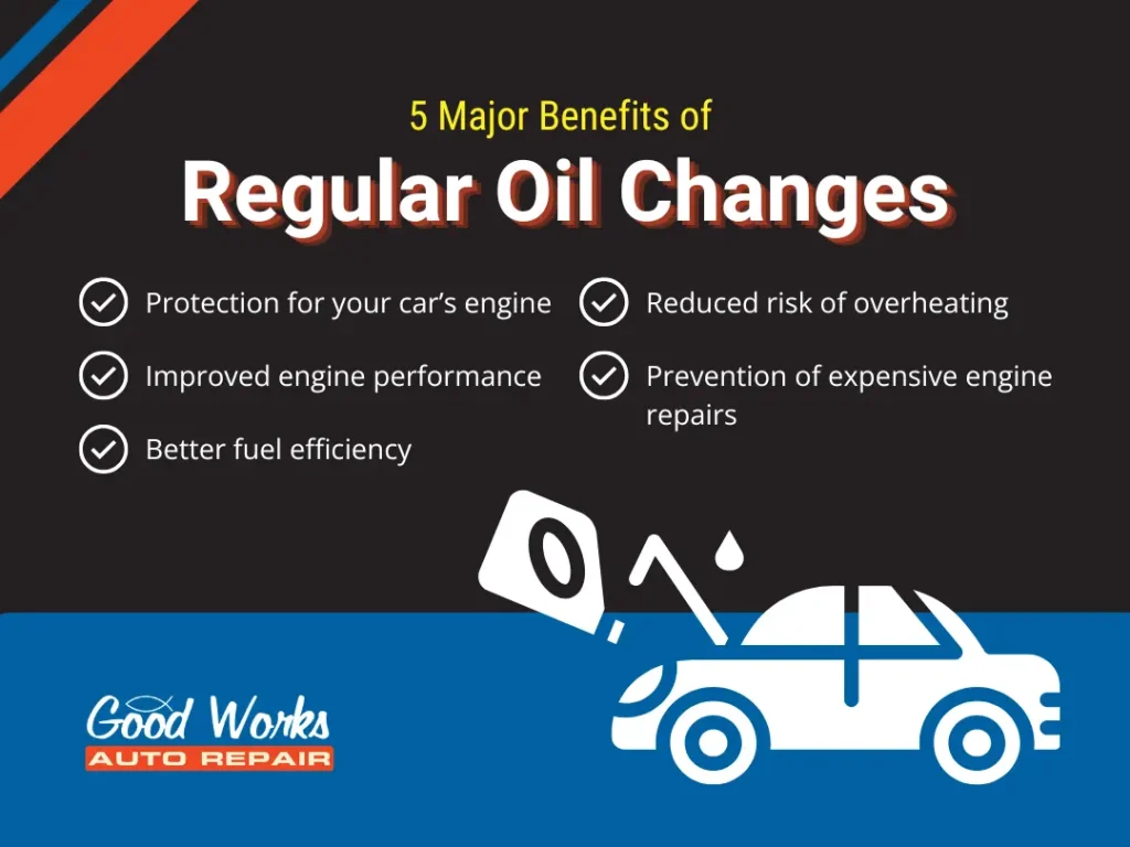 5 benefits of regular oil changes